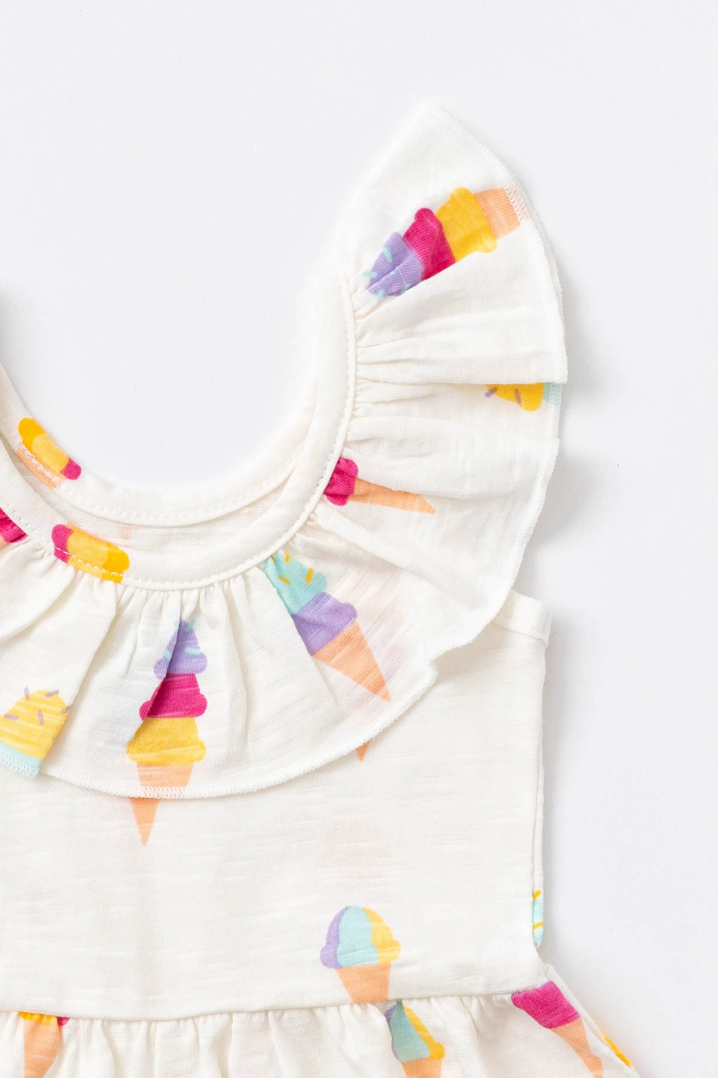 Monica + Andy - Flowy Romper_Ice Cream Social