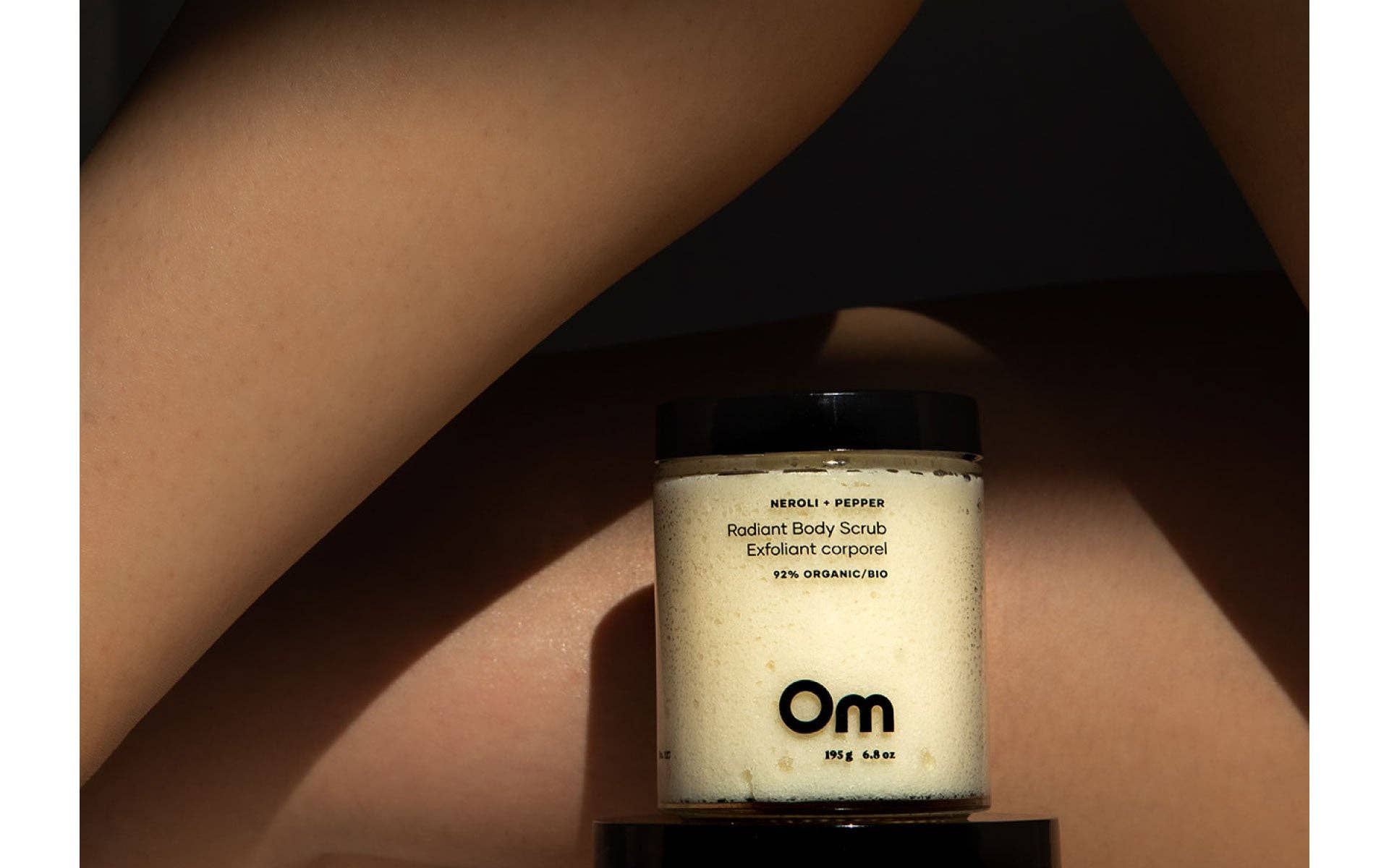 Image of Om Organics Skincare - Mini Radiant Body Scrub: Neroli + Pepper - 65 g