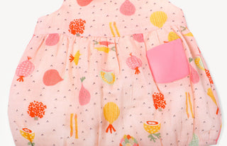Veggie Salad Peter Pan Bubble Baby Romper