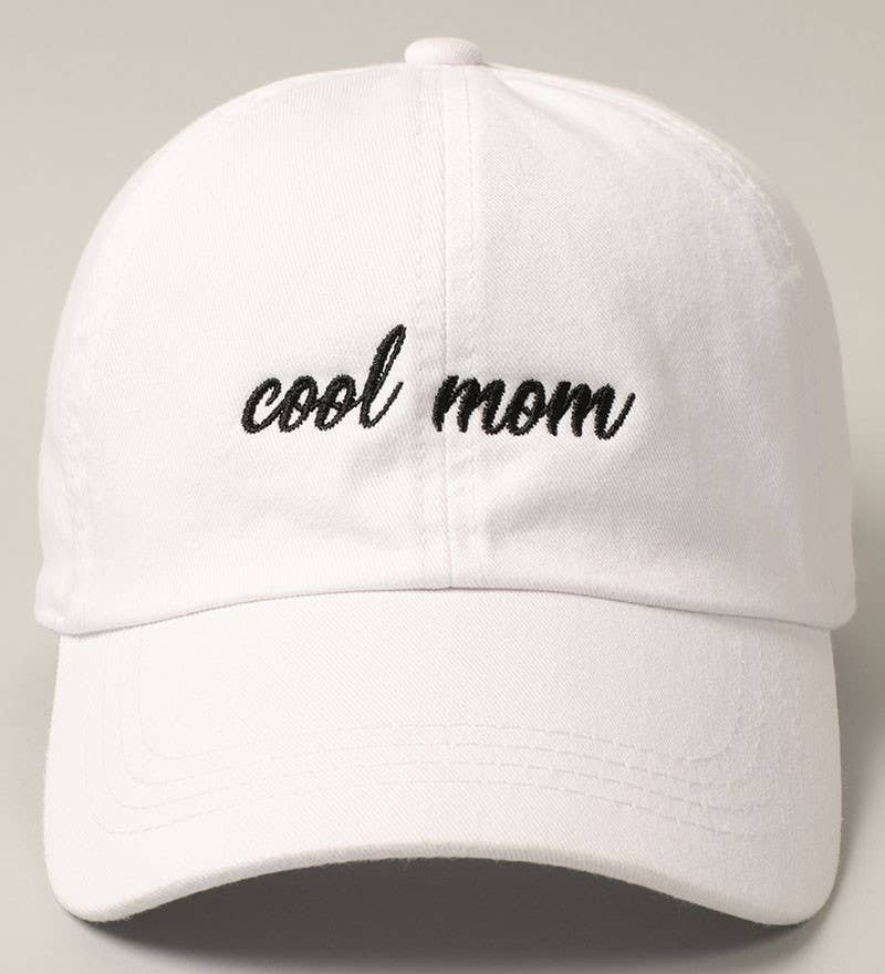 COOL MOM Embroidery Baseball Hat