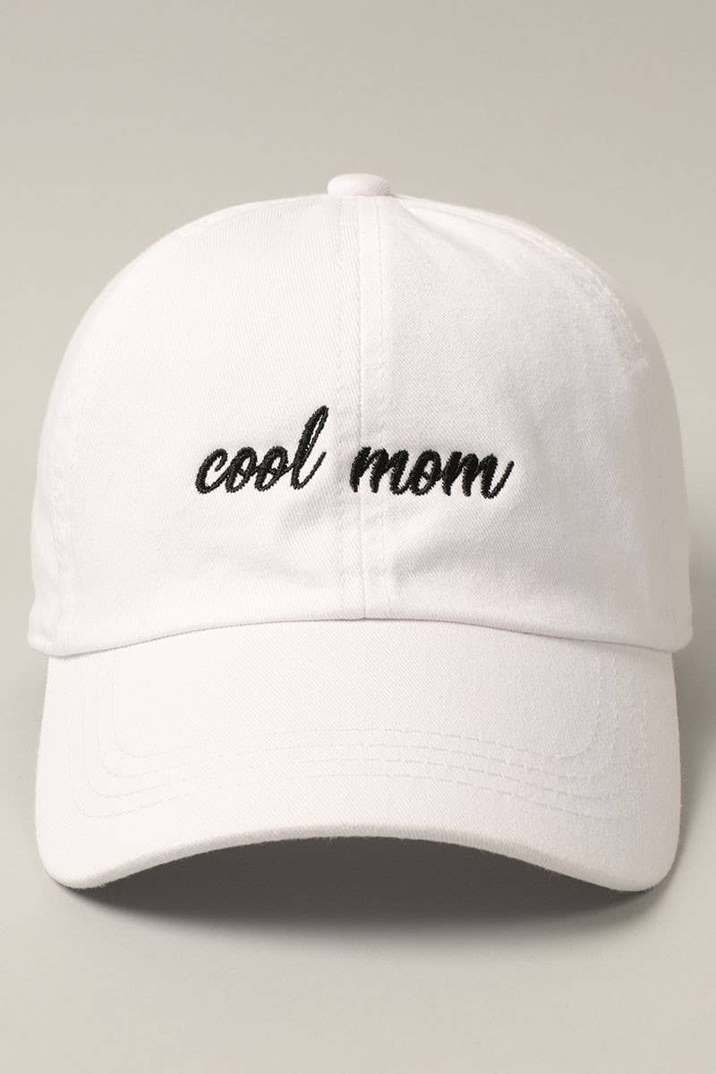 Image of COOL MOM Embroidery Baseball Hat