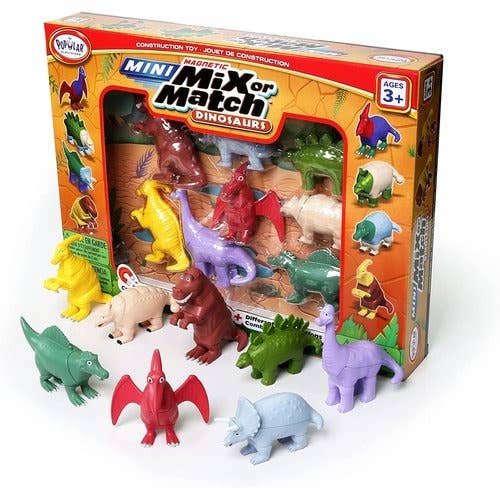Mini Magnetic Mix or Match Dinosaurs Deluxe