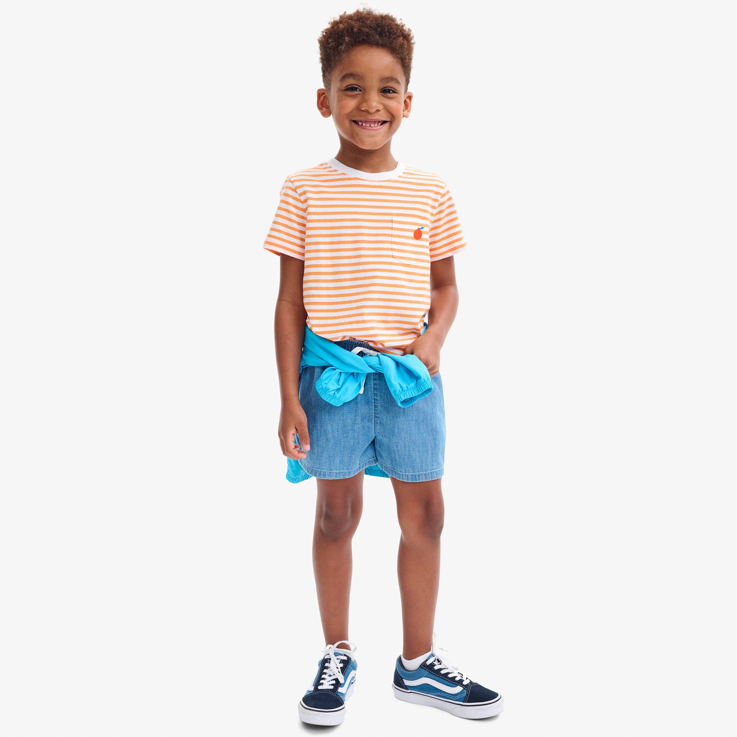 Kids Chambray Beach Short