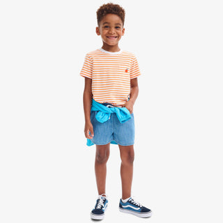 Kids Chambray Beach Short