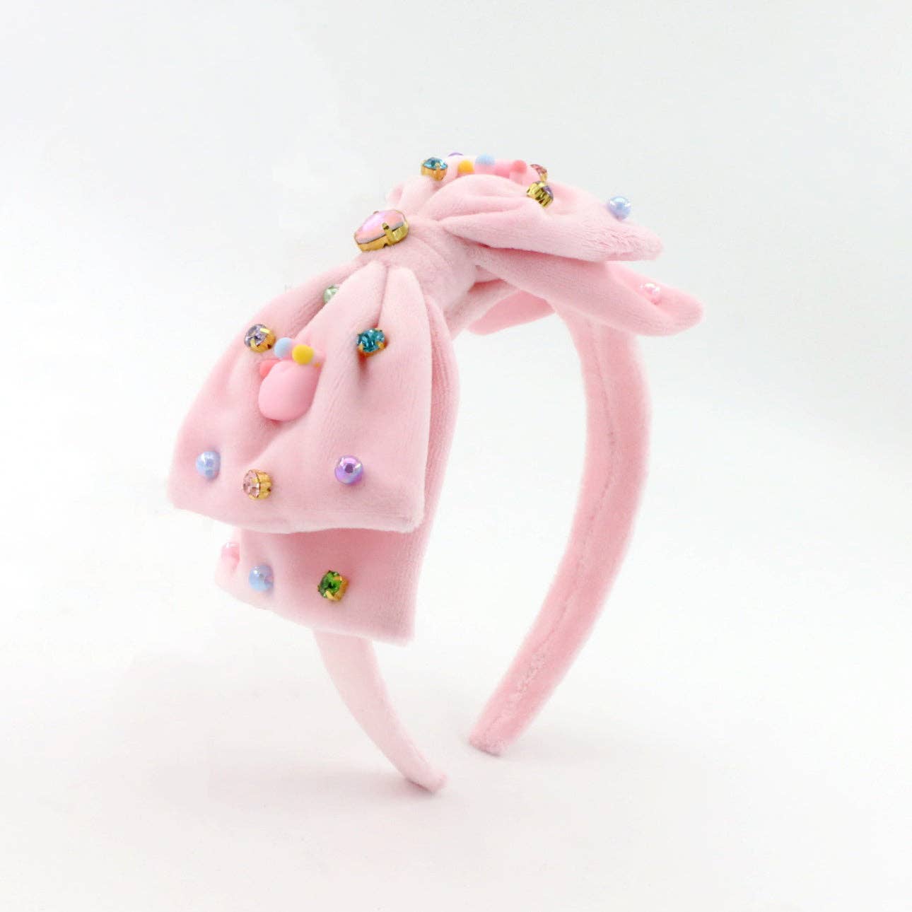 Poppyland - Velvet Crown Bow Headband