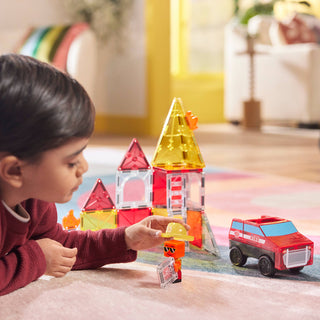 Magna-Tiles - Magna-Tiles Fire Rescue 27-Piece Set