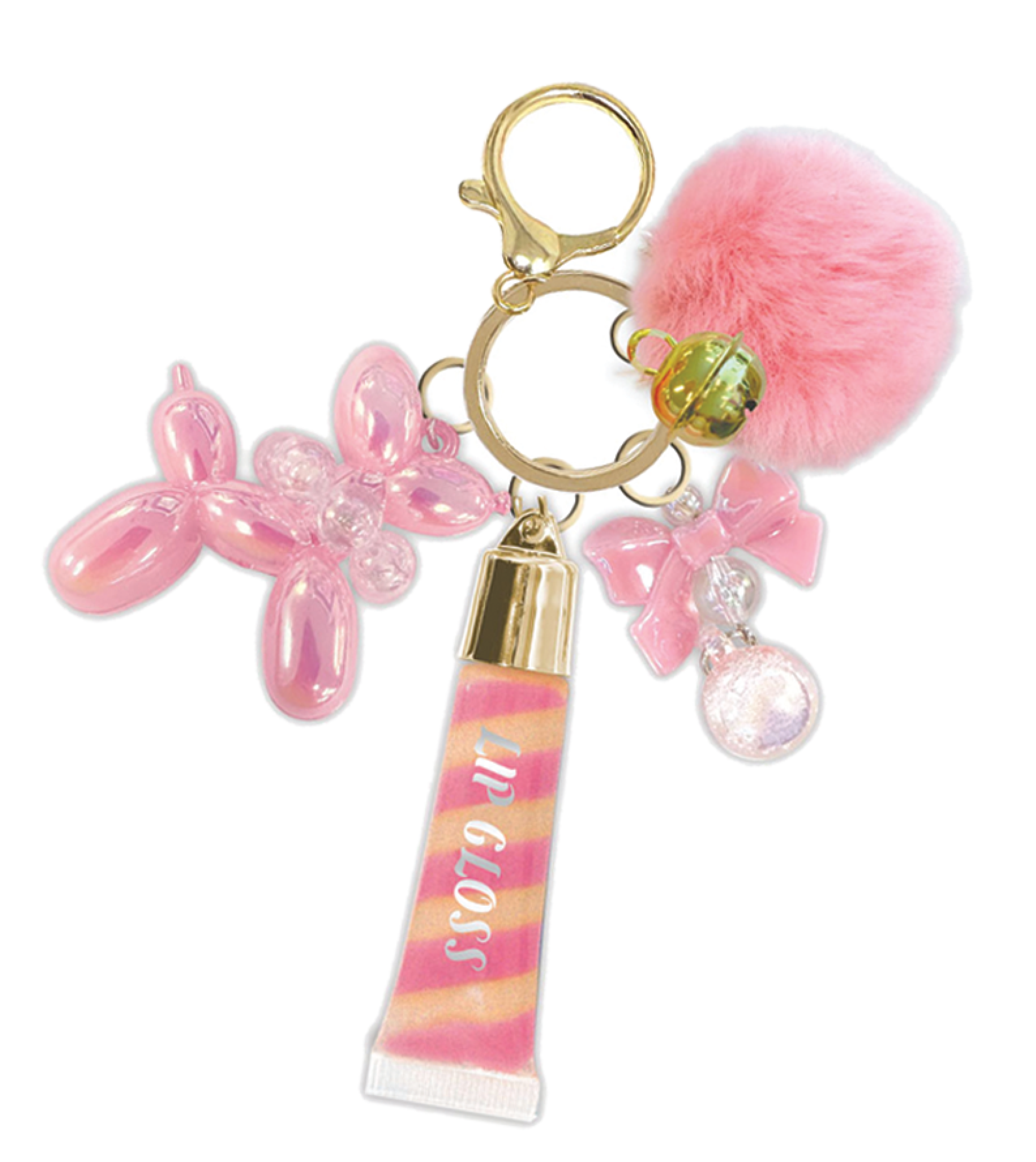 Trendy Lip Gloss with Keychain: Good Day