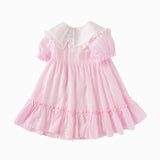 Balabala Toddler Girl Have Fun Style Woven One-Piece Dress