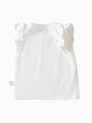 Sea Breeze Ruffle Sleeve Top