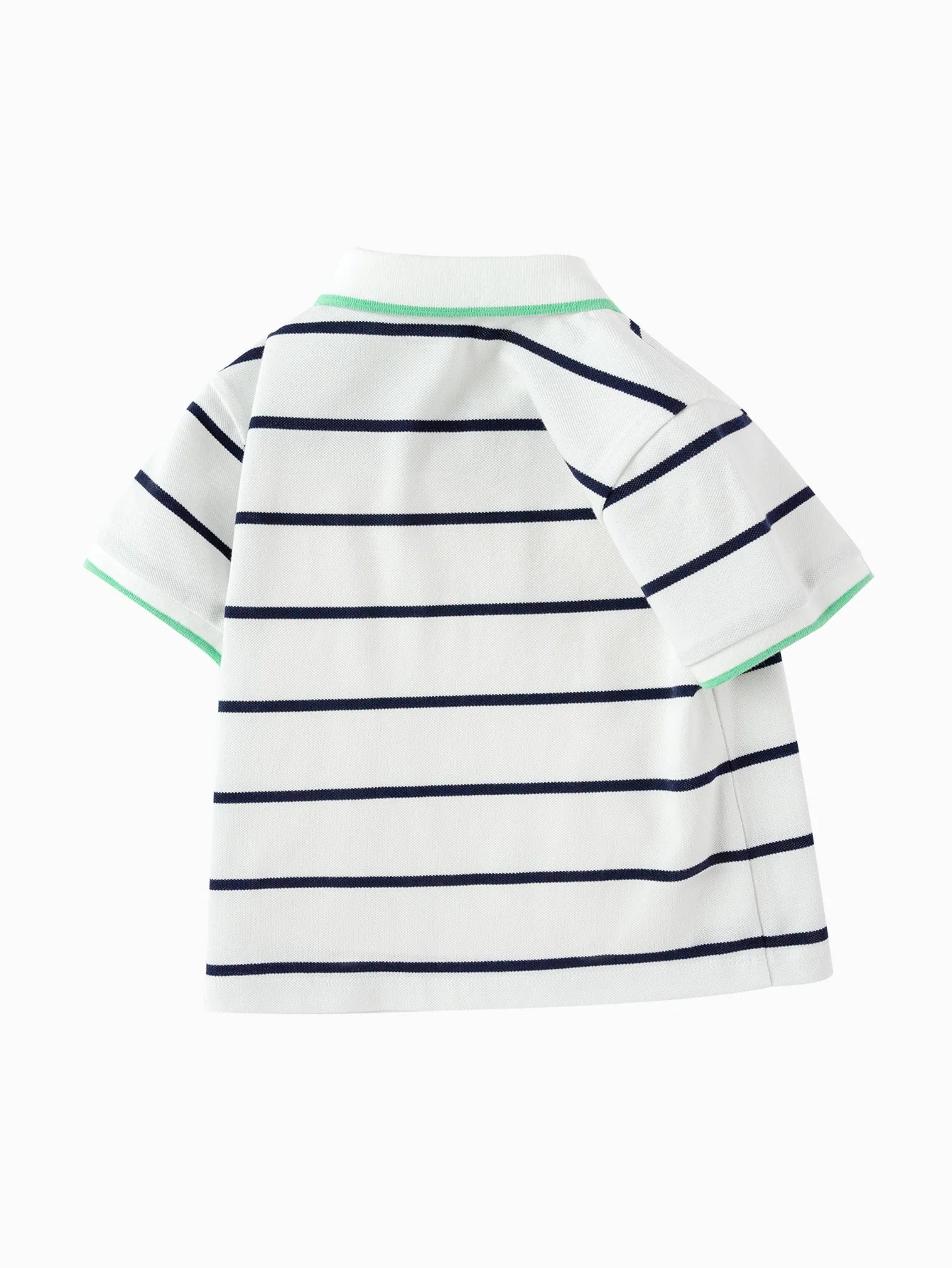 Balabala Toddler Boy Have Fun Style Lapel Short Sleeve T-Shirt