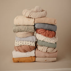 Image of Mini Muslin Crib Sheet