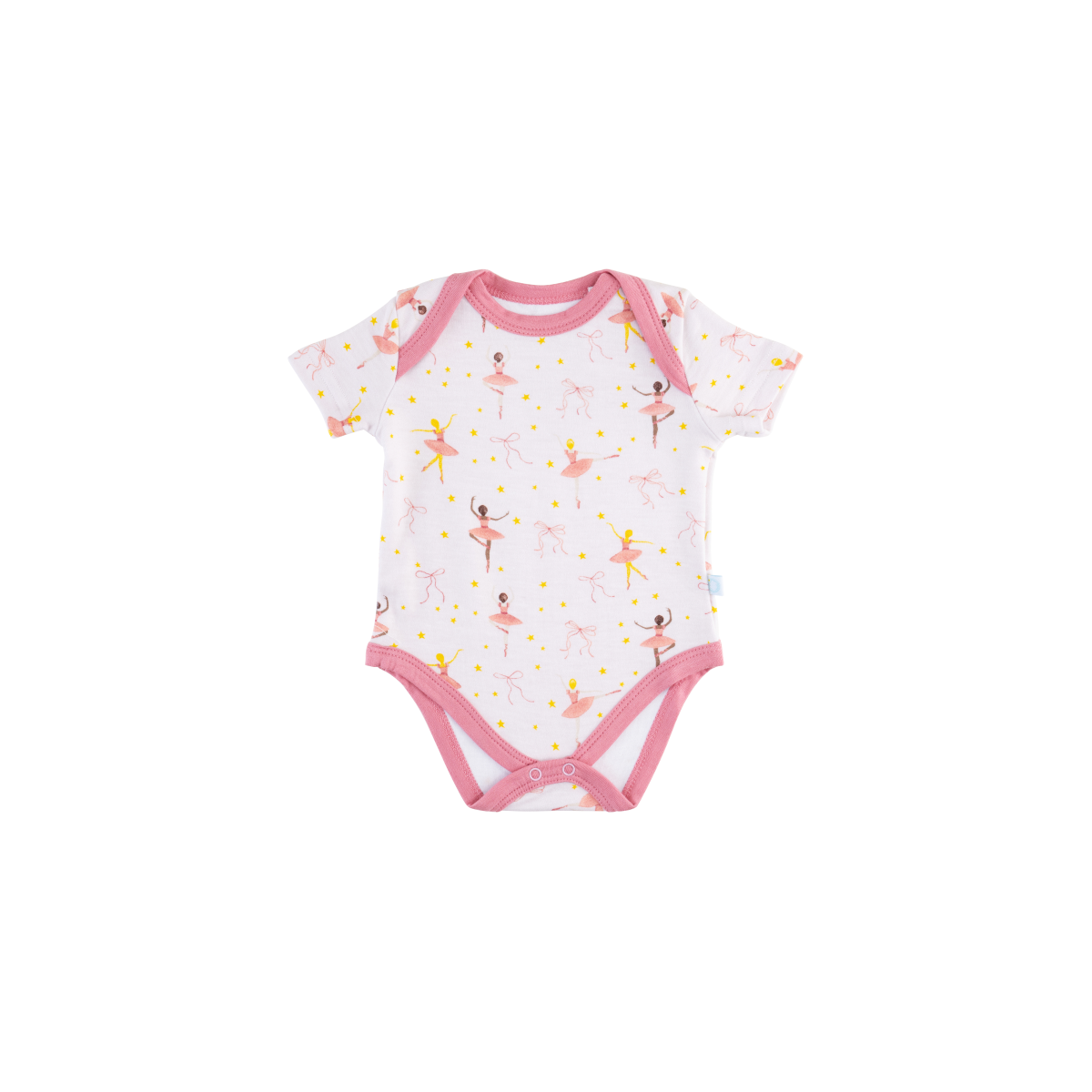 Image of Baby Short-Sleeve Bamboo Bodysuit