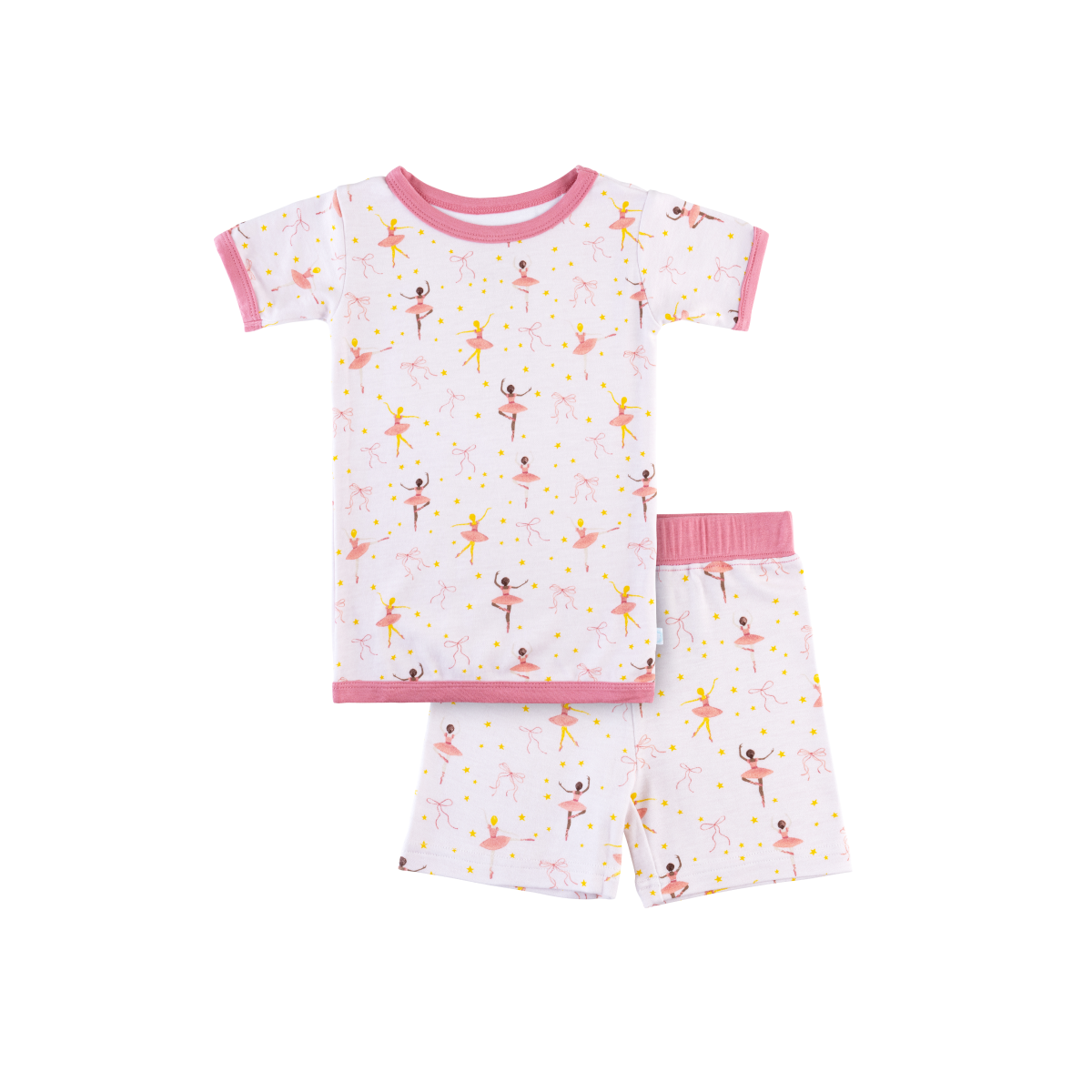 Image of Toddler Short-Sleeve Bamboo Pajamas