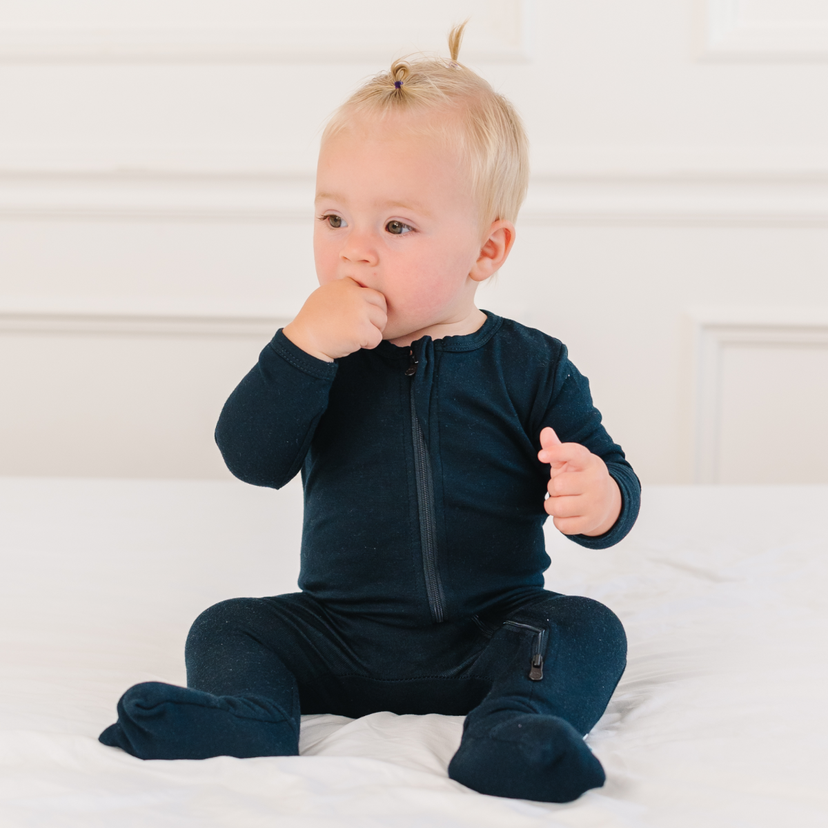 Image of Baby Bamboo Pajamas w/ DreamCuffs®