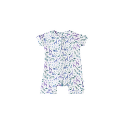 Image of Baby Short-Sleeve Bamboo Romper