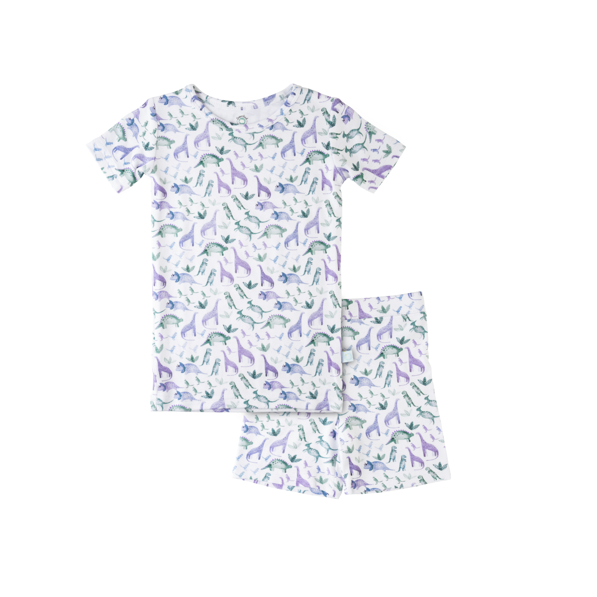 Image of Toddler Short-Sleeve Bamboo Pajamas