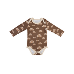 Image of Baby Long-Sleeve Bamboo Bodysuit