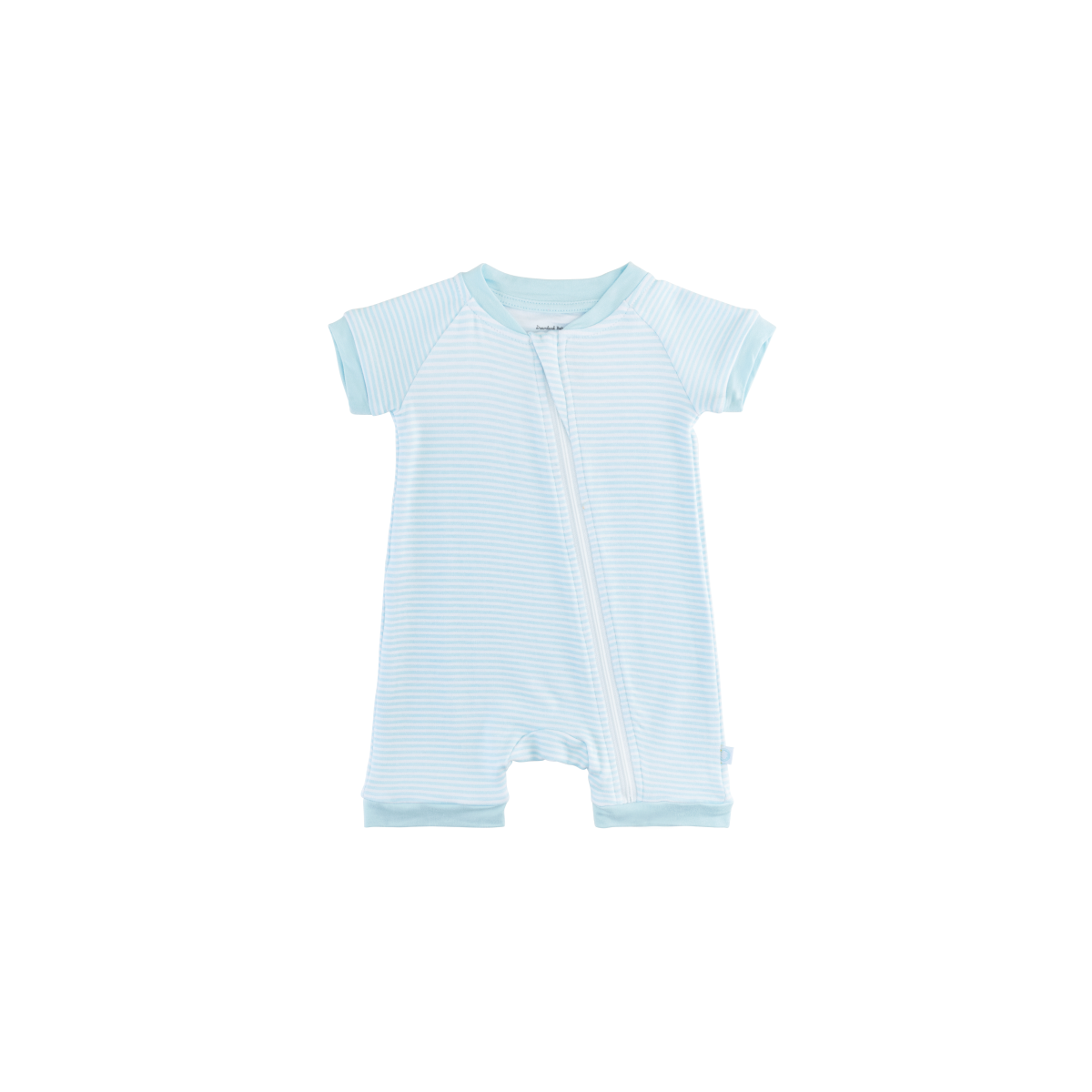 Image of Baby Short-Sleeve Bamboo Romper