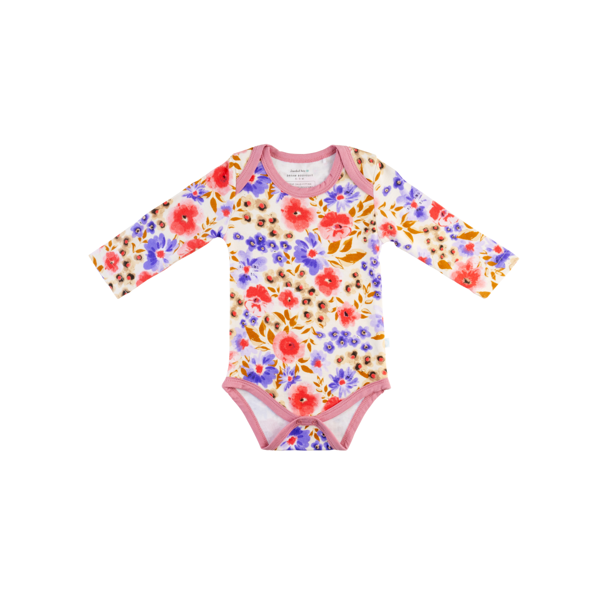 Image of Baby Long-Sleeve Bamboo Bodysuit