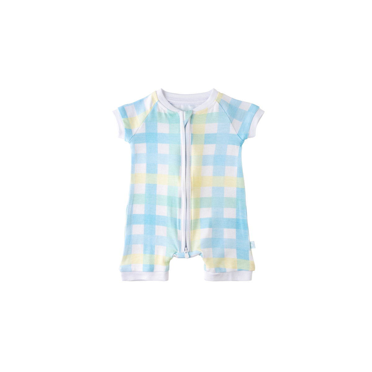 Image of Baby Short-Sleeve Bamboo Romper