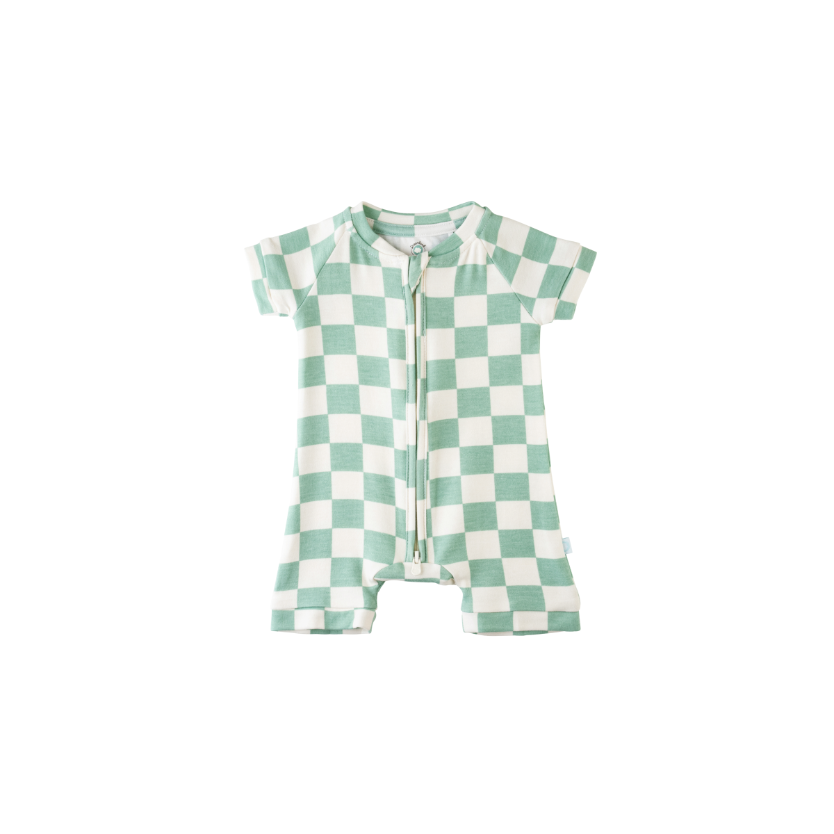 Image of Baby Short-Sleeve Bamboo Romper