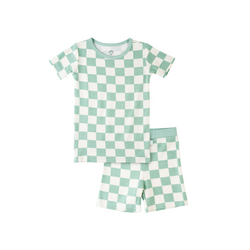 Image of Toddler Short-Sleeve Bamboo Pajamas