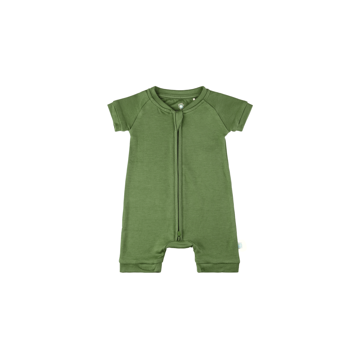 Image of Baby Short-Sleeve Bamboo Romper