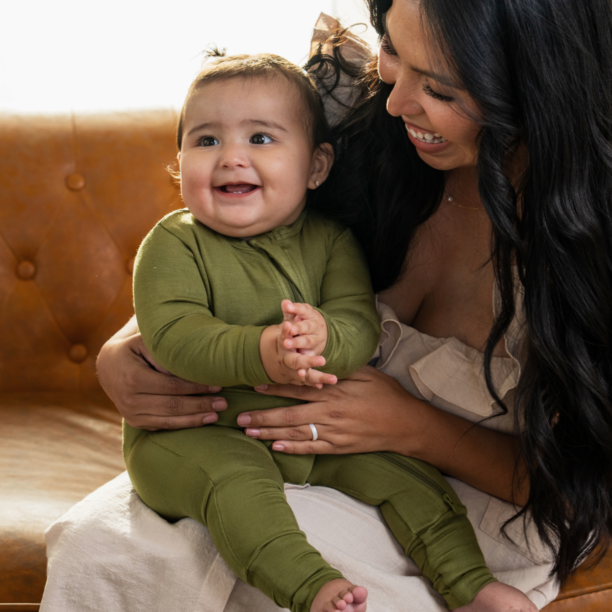 Image of Baby Bamboo Pajamas w/ DreamCuffs®