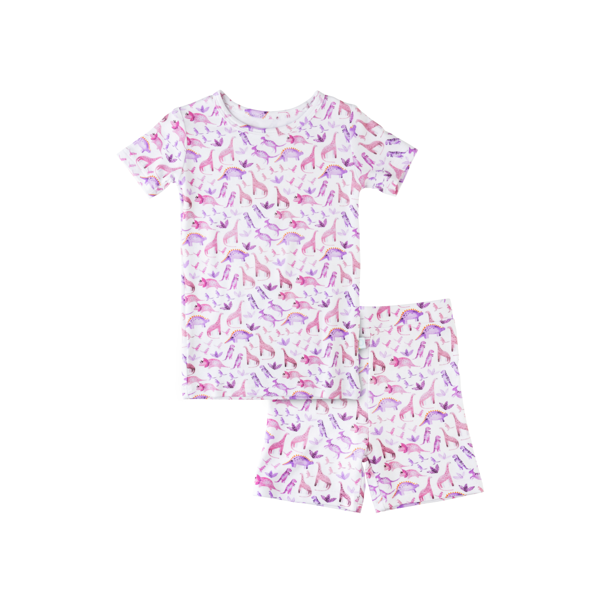 Image of Toddler Short-Sleeve Bamboo Pajamas