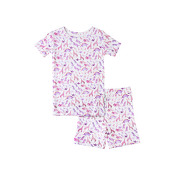 Image of Toddler Short-Sleeve Bamboo Pajamas