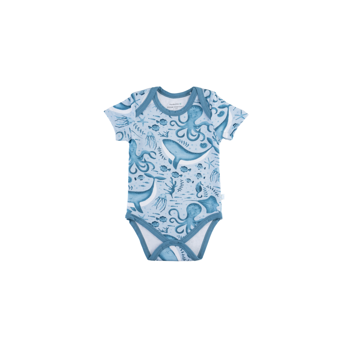 Image of Baby Short-Sleeve Bamboo Bodysuit