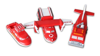 Magnetic Mix or Match Vehicles Fire & Rescue