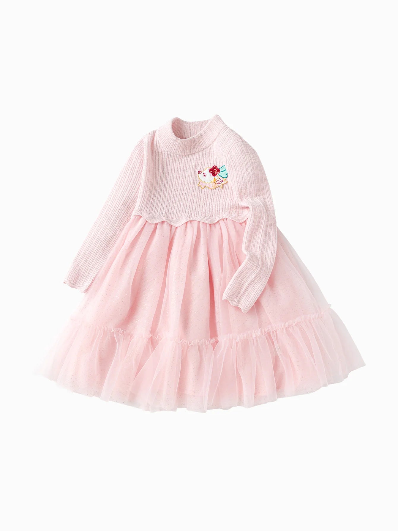 Fairy Whirl Knit Tulle Dress