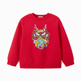 Balabala Kids Boy Transition Knitted Long Sleeve Sweatshirt