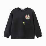 Balabala Kids Boy Transition Knitted Long Sleeve Sweatshirt