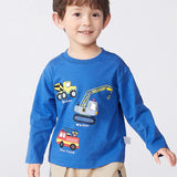 Balabala Unisex Toddler Long Sleeve T-Shirt Blue