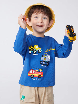 Mighty Machines Long Sleeve Tee