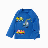 Balabala Unisex Toddler Long Sleeve T-Shirt Blue