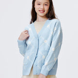 Balabala Kids Girl Blue Hue Sweater