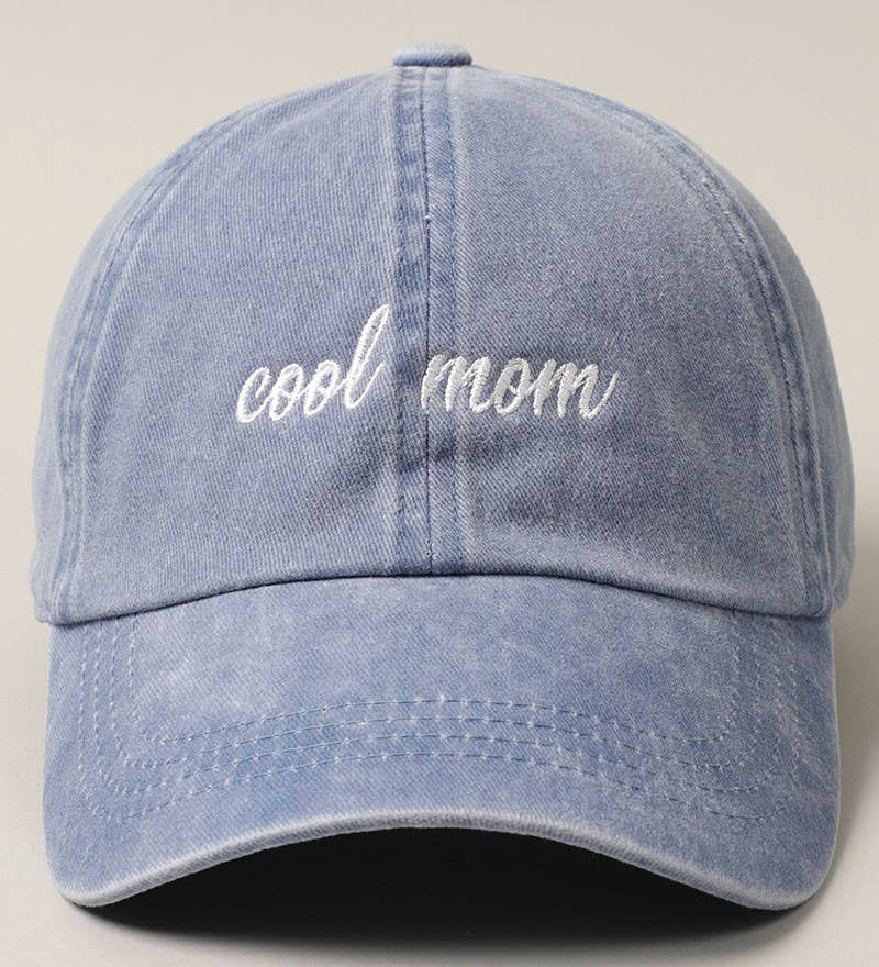 COOL MOM Embroidery Baseball Hat