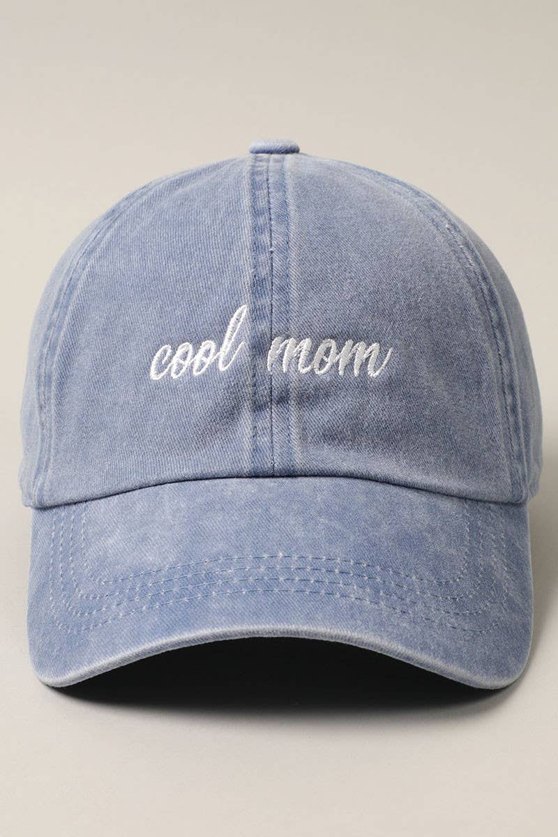COOL MOM Embroidery Baseball Hat