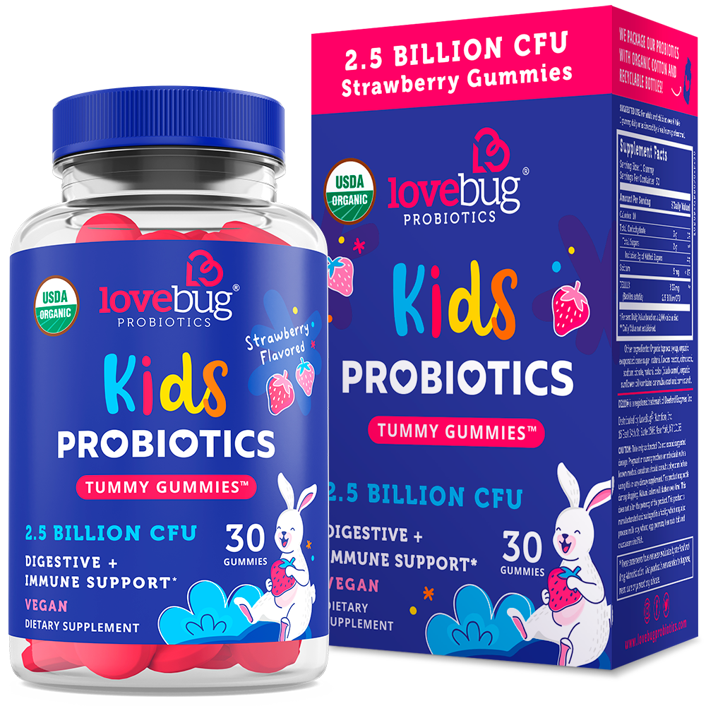 LoveBug Probiotics - Kids Probioitcs Organic - Gummies