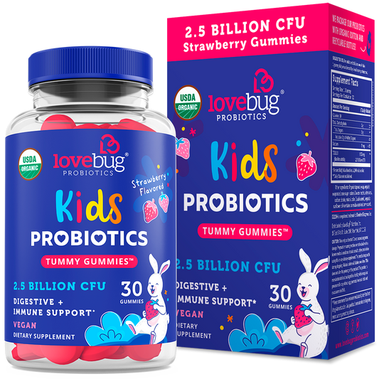 LoveBug Probiotics - Kids Probioitcs Organic - Gummies