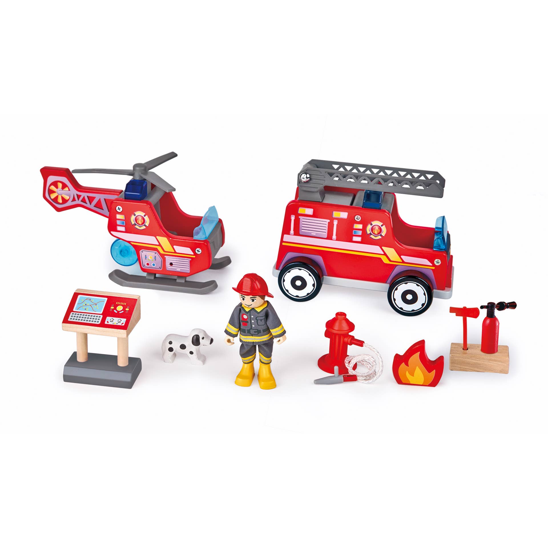 Fire Station-Wooden Playset