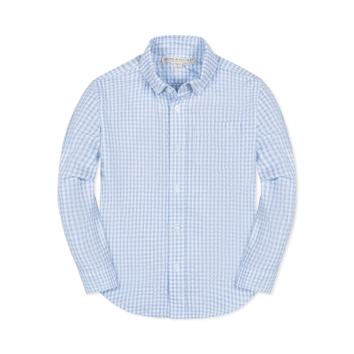 Hope and Henry - Organic Seersucker Shirt