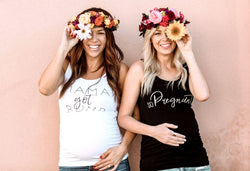 Image of to: little arrows - So Pregnant Maternity Tank, Maternity Shirt, Pregnancy: XS
