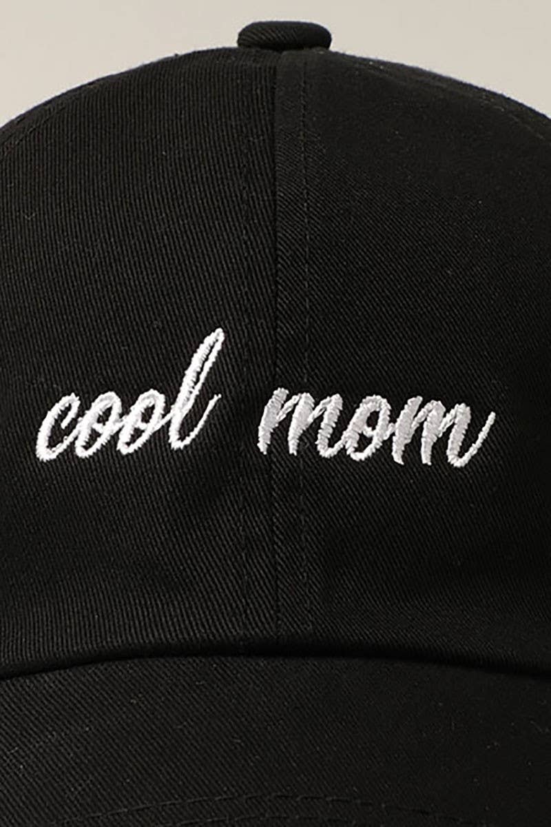 Image of COOL MOM Embroidery Baseball Hat