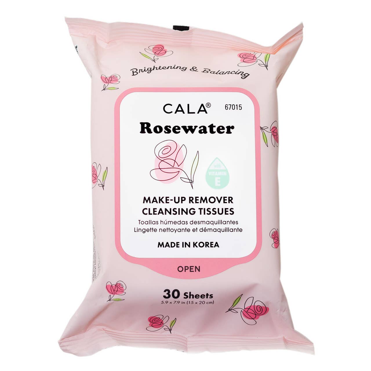 Image of Cala Makeup Remover Wipes Tissue Cleanser