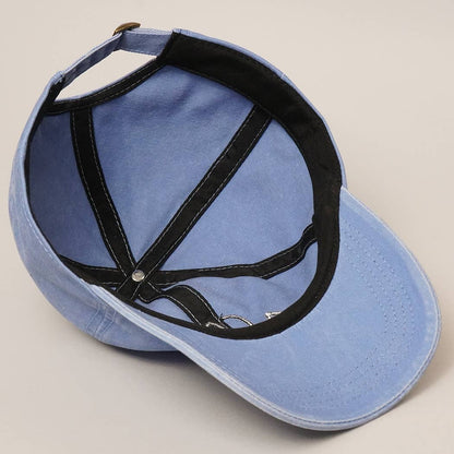 CAT MOM Denim Cotton Adjustable Hat