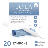 LOLA - 20ct Assorted Tampons